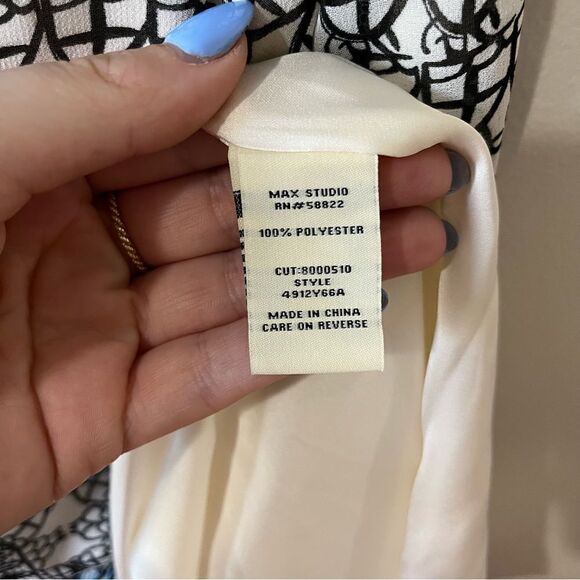 Max Studio Printed Shirt Dress - Picture 7 of 9